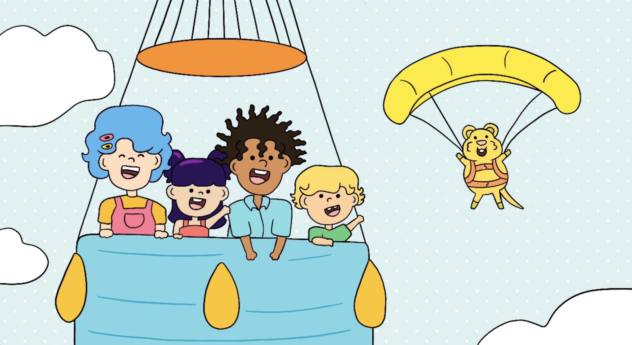 Hot Air balloon eyes open